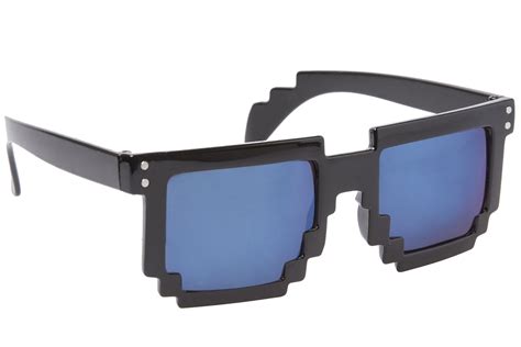 Pixel Glasses Pixelated Sunglasses Shades Wayfarer 8 Bit Ebay