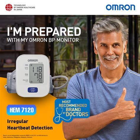 Omron Hem 7120 Fully Automatic Digital Blood Pressure Monitor