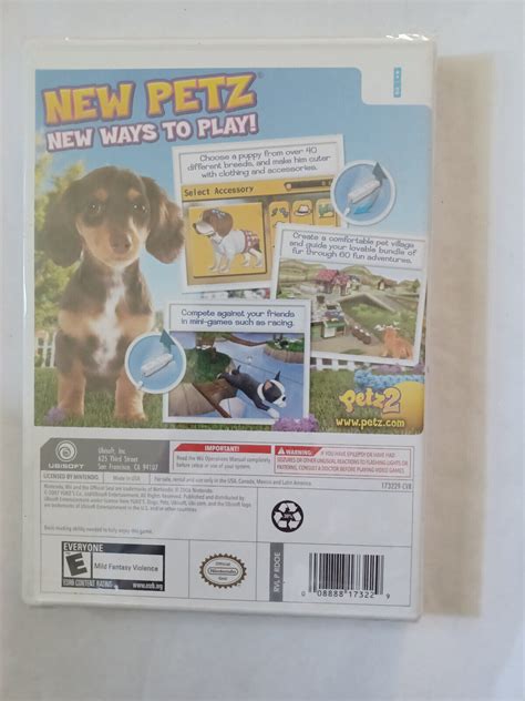Petz Dogz 2 Nintendo Wii 2007 For Sale Online Ebay