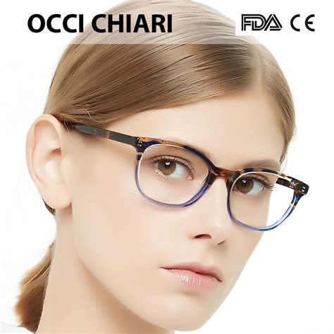 Occi Chiari Eyeglasses Women Frame Clear Lens Myopia Optical Glasses