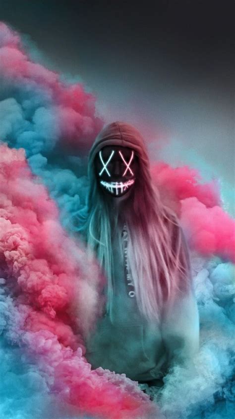 Top 10 Purge Halloween Led Mask Wallpapers For Iphone Android