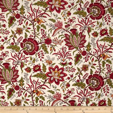 Williamsburg Virginia Floral Redcream From For 920 Per