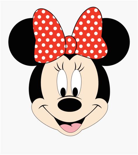 Red Minnie Mouse Face Free Transparent Clipart Clipartkey