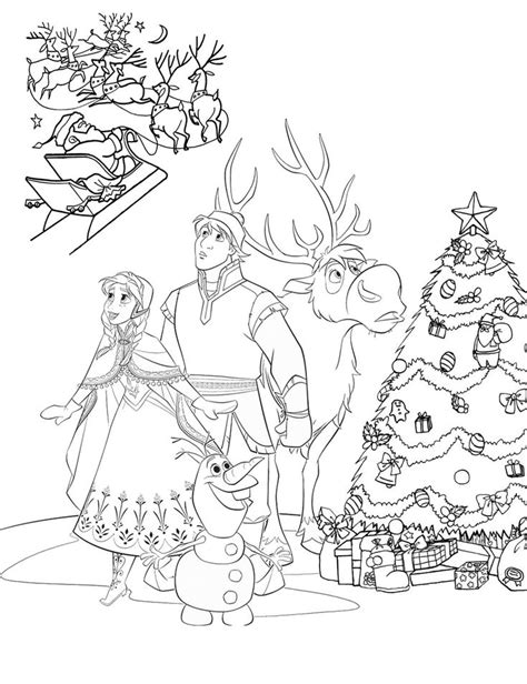 Frozen Christmas Coloring Pages Elsa Coloring Pages Christmas