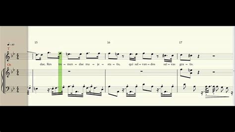 Mozart Requiem 4 Rex Tremendae Tenor Part Youtube