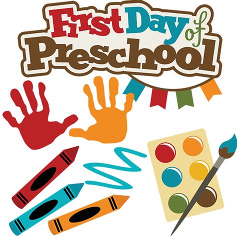 First Day Of Preschool Svg School Svg Files Crayon Svg File