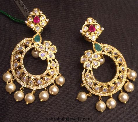 latest gold earrings design 2015 south india jewels