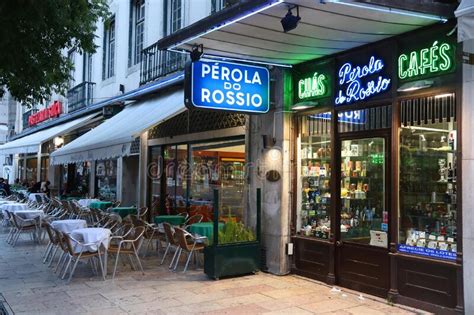 Coffee And Tea Shop In Lisbon Editorial Photo Image Of City Europe