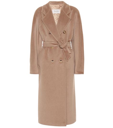 Max Mara Madame Wool And Cashmere Blend Coat In Beige Natural Lyst