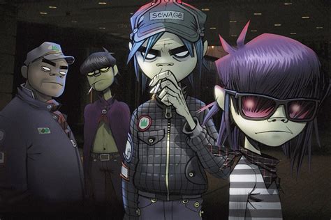 Gorillaz Characters Music Poster My Hot Posters