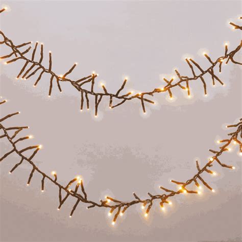 800 Leds Digital Firecracker Cluster Fairy Light Warm White Lexi Lighting