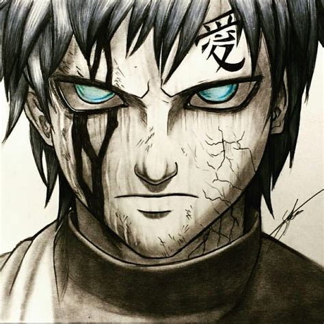 Matsuri Manga Anime Anime Art Complex Art Naruto Gaara Mortal