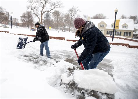 Big Snow Storm Causes Travel Mayhem In Colorado And Wyoming