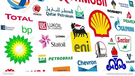 Reverse Oil Brands Logo Loop 動畫素材 7387403