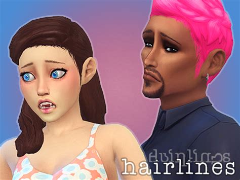 The Sims 4 Hiloharlow Hairlines Facial Hair Details For Male And Female