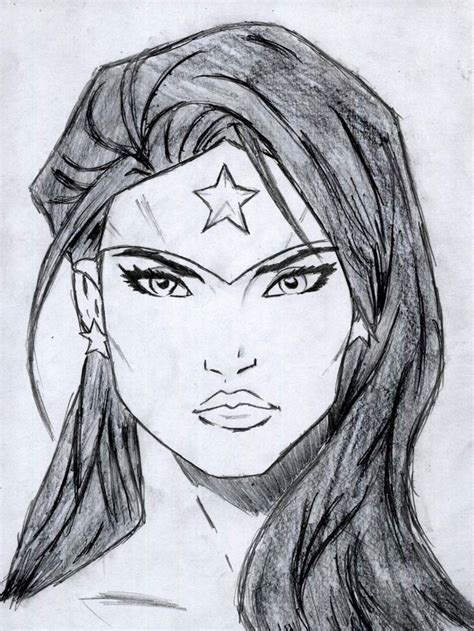 Super Woman Clipart Sketch 20 Free Cliparts Download Images On