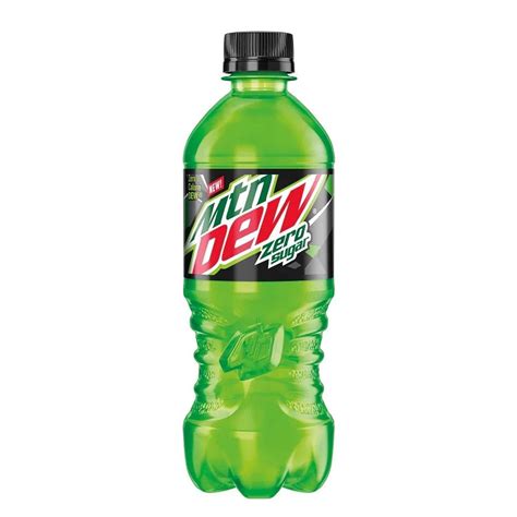 Buy Mountain Dew Zero Sugar 20oz Bottles 16 Units Online At Lowest