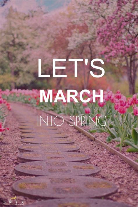 Lets March Into Spring Happy March 🌷🌻 مرحبًا بشهر مارس، وأهلاً