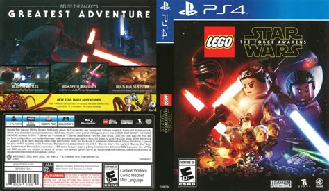 Lego Star Wars The Force Awakens 2016 Ps4 Cover Dvdcovercom