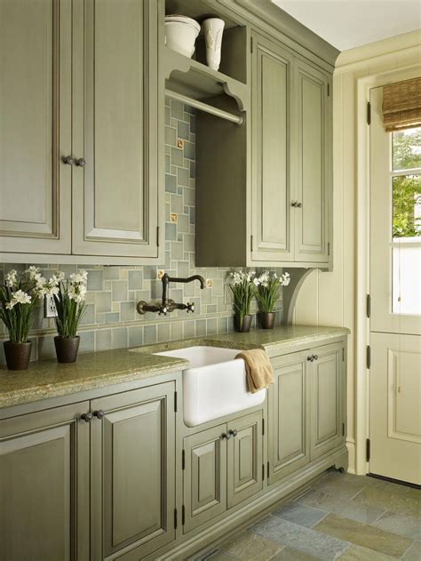 Cool Antique Kitchen Cabinets Green Kitchen Cabinets