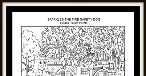 Fire Safety Rocks New Sparkles The Fire Safety Dog Hidden