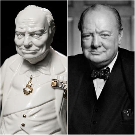We Present You An Exclusive Porcelain Sculpture Sir Winston Churchill