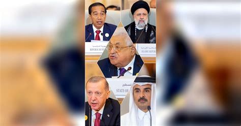 FOTO Hasil Pertemuan KTT Luar Biasa OKI Di Riyadh Negara Negara Arab