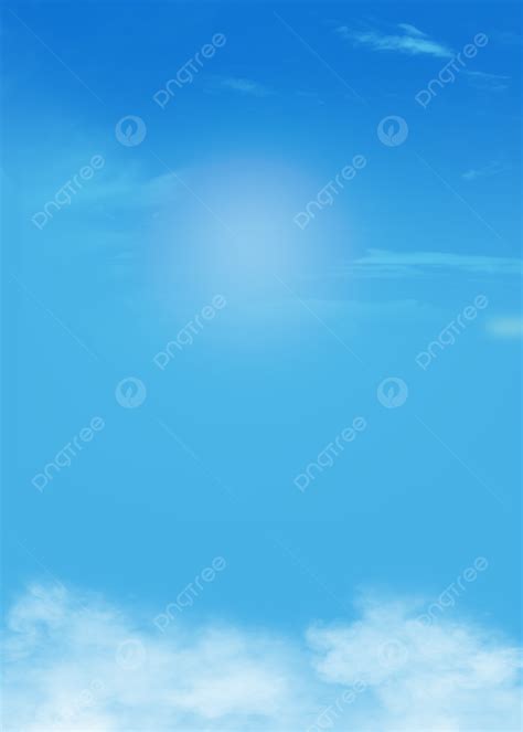 Background Langit Biru Tua Dengan Latar Belakang Awan Mode Biru