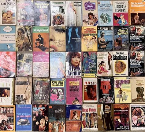 Huge Lot 75 Vintage 1960s 70s 80s Adult Erotica Pulp Sleaze Paperback Books Rare 245 74 Picclick