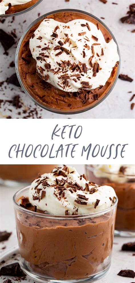 One thing in particular, is my sweet tooth has almost completely. Keto Chocolate Mousse - 40 Aprons