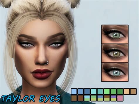 An Eye Set In 18 Colours Found In Tsr Category Sims 4 Female Costume