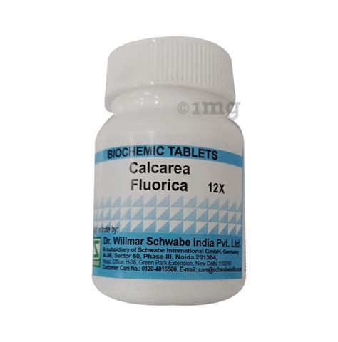 Dr Willmar Schwabe India Calcarea Fluorica Biochemic Tablet 12x Buy
