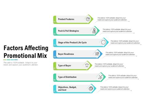 Factors Affecting Promotional Mix Powerpoint Presentation Designs