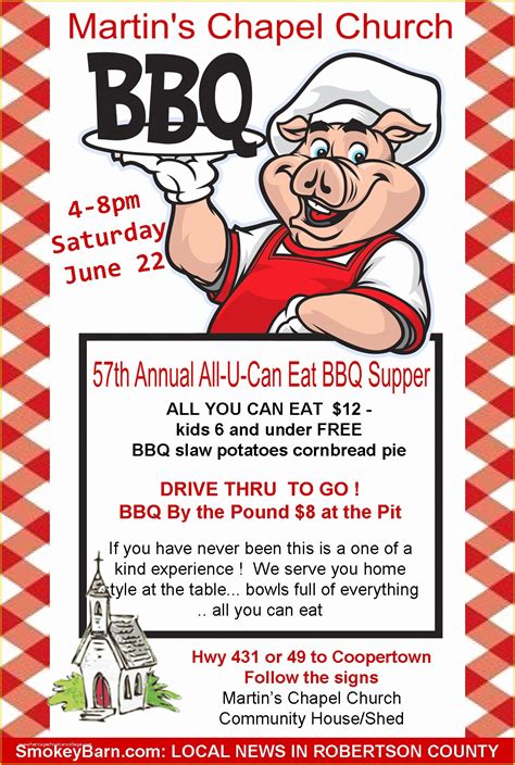 Free Printable Fundraiser Flyer Templates Of 8 Best Of Bbq Flyer Free