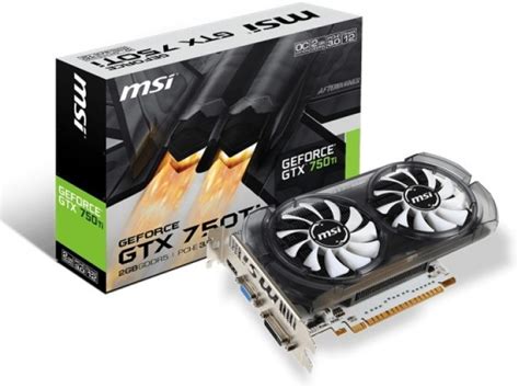 To take advantage of the card's factory overclock, msi has its gaming app. MSI NVIDIA Geforce GTX 750 ti OC v2 2 GB DDR5 Graphics ...