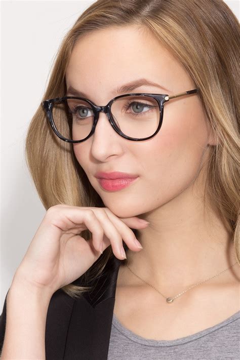 Jasmine Cat Eye Gray Floral Glasses For Women Eyebuydirect