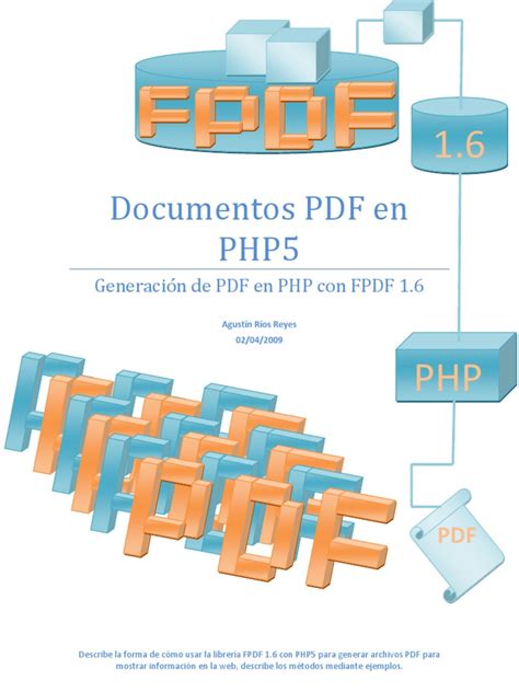Generacion De Pdf En Php Con Fpdf Formato De Documento Portable Php
