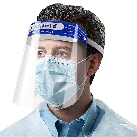 A face shield, an item of personal protective equipment (ppe), aims to protect the wearer's entire face (or part of it) from hazards such as flying objects and road debris, chemical splashes (in laboratories or in industry), or potentially infectious materials (in medical and laboratory environments). MEDICAL DISPOSABLE FACE SHIELD (1) - Foley's Chemist ...