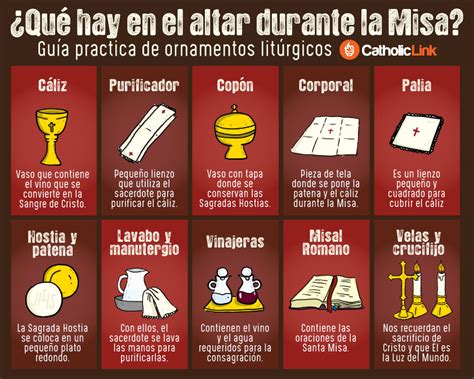 Infografía ¿qué Hay En El Altar Durante La Misa Guía Práctica De