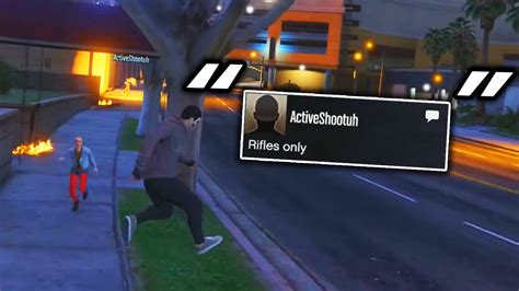 Rifles Only 1v1 Goes Wrong For This Tryhard In Gta Online Youtube