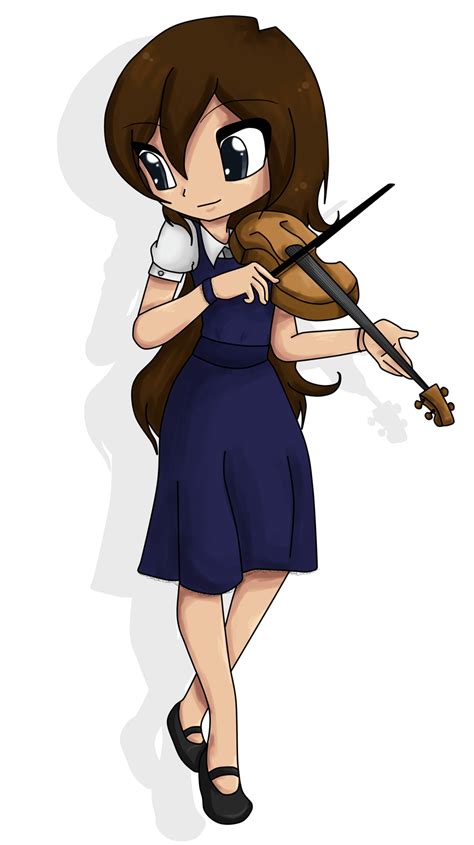 Violin Girl Revamped By Tintedslightly On Deviantart