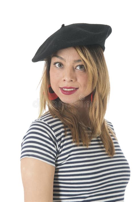 French Young Girl With Typical Bread Stock Photo Image Of European