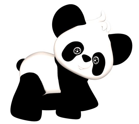 Pandas Clipart Image Clip Art Illustration Of Two Baby