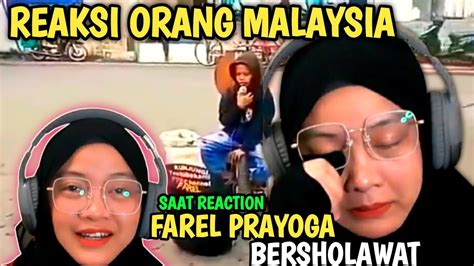 Tak Disangka ‼️ Orang Malaysia Menangis Mendengar Sholawat Farel