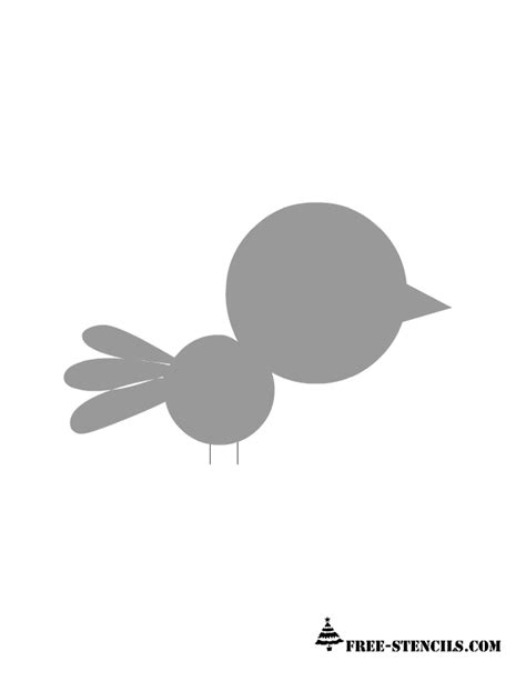 Much more economical than wallpaper, and safer than adhesive vinyl wall decals, our modern nursery stencils are reusable, easy to apply and clean. Free Coloring Pages: Baby Bird Stencil For Kids Room Wall ...