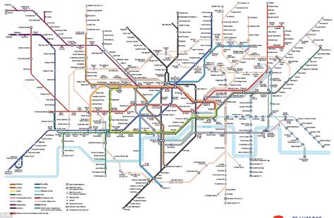 The Tube Map For Claustrophobics That Highlights Routes Not In Tunnels