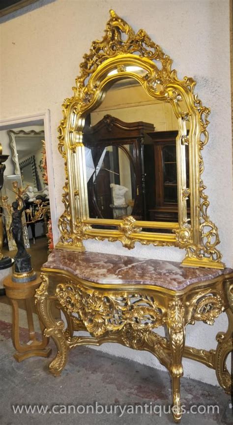Check spelling or type a new query. Canonbury - French Louis XV Gilt Console Table Mirror Set ...