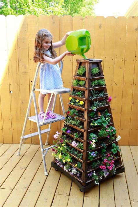 21 Best Diy Flower Tower Ideas And Designs For 2023