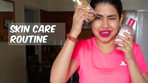 daily skin care routine morning and night time skin care routine for sensitive acne prone skin