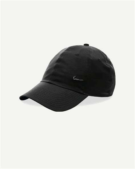 Metal Swoosh Cap Blacksilver Caps And Hatte Fra Nike Munk